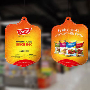Advertisement dangler